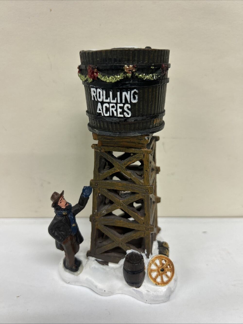 Holiday Time Water Tower Village Accessory Rolling Acres